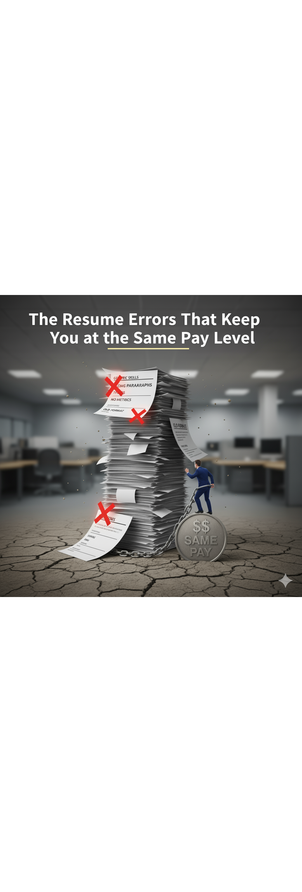 The Resume Mistakes That Keep You at the Same Pay Level