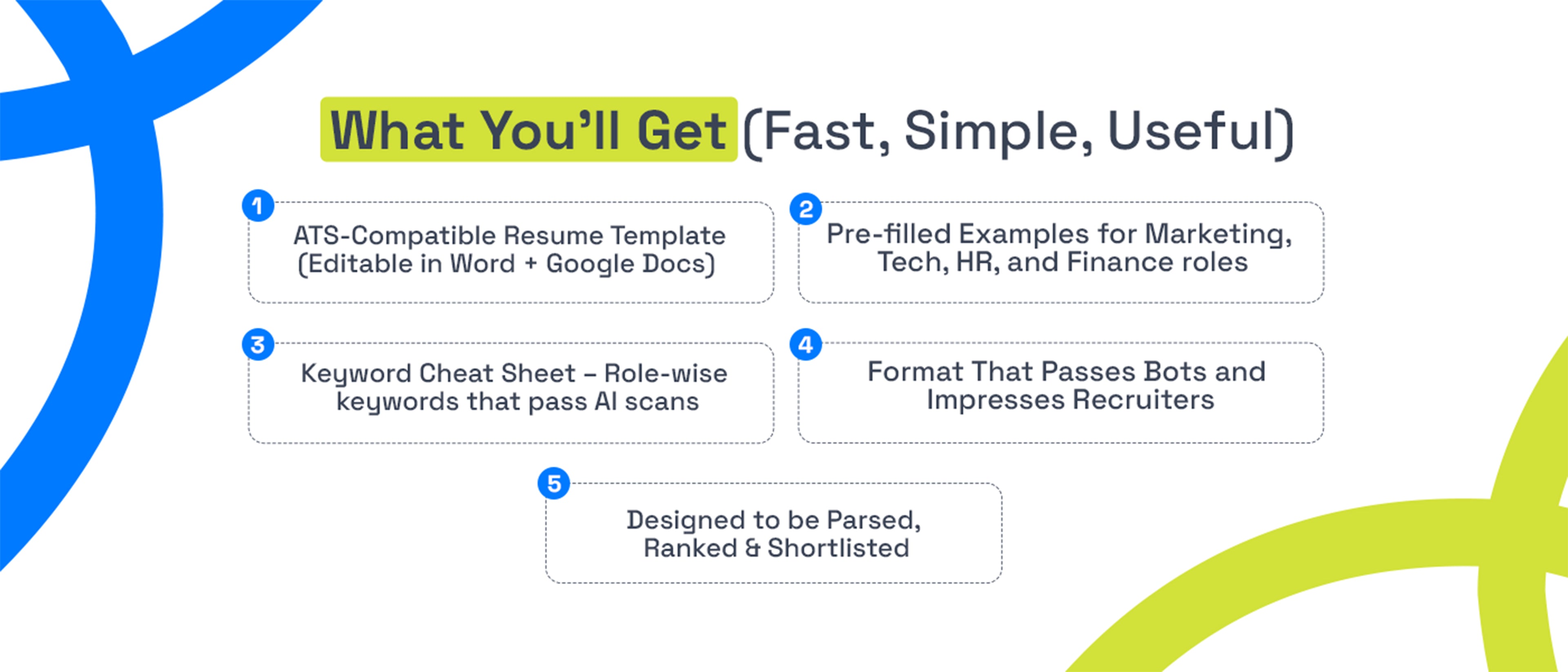 Career success resume bundle featuring ATS optimization, role-based keyword integration, and professional formats proven to pass recruiter and applicant tracking system filters.