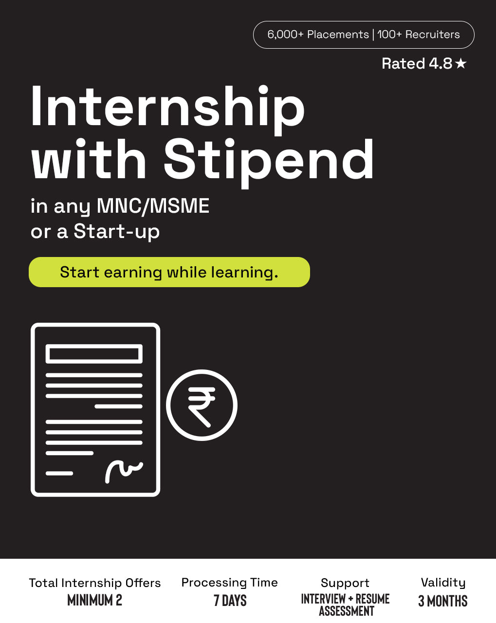 Internship opportunities offering paid training in MNCs and MSMEs for students, freshers, and graduates seeking career growth.