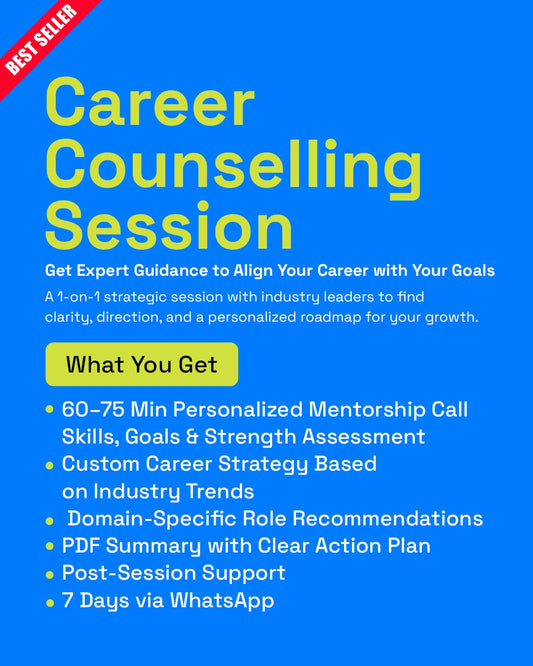 Career Counselling Session for job opportunities. Expert guidance to align your career with goals.
