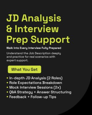 JD Analysis & Interview Prep Support