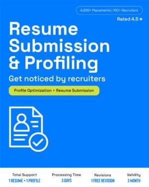 Resume Submission & Profiling
