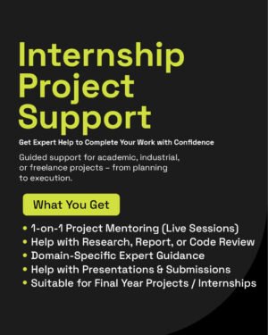 Internship project support